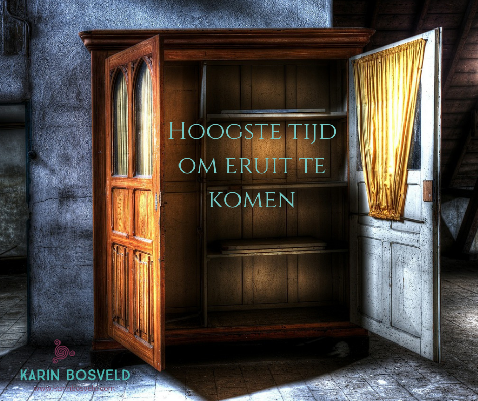 Hoogste tijd om uit de kast te komen